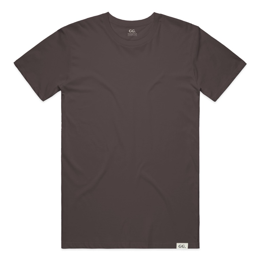 The Tee in Dark Chocolate, front