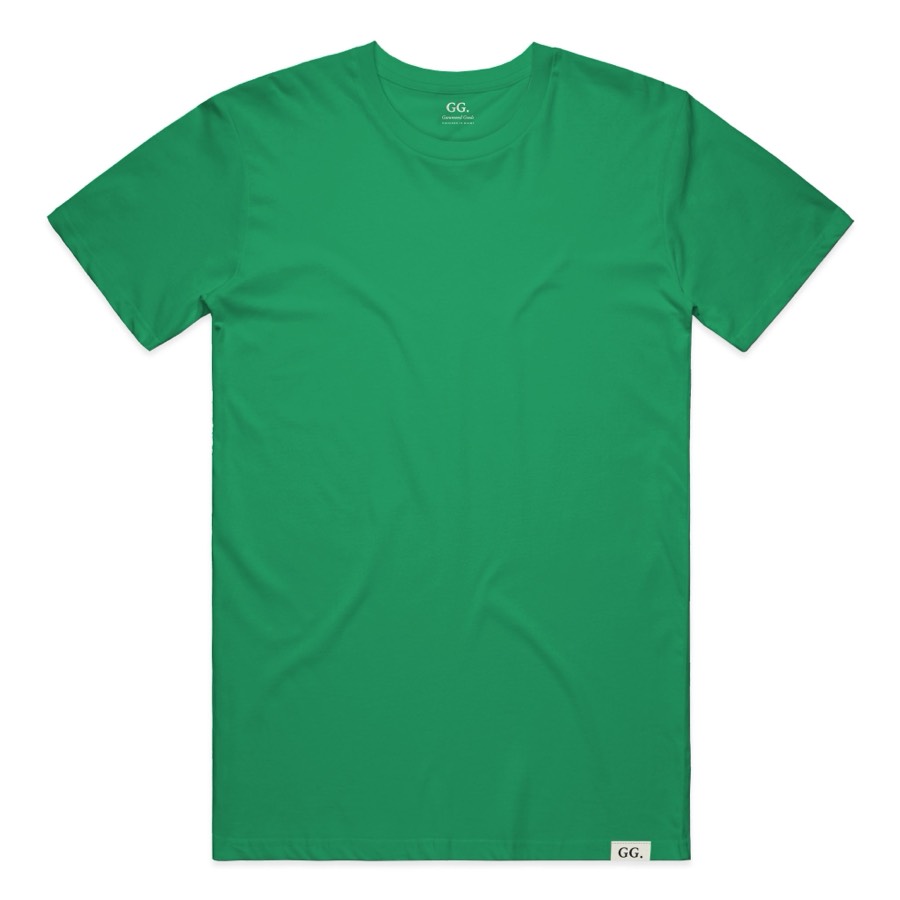 The Tee in Kelly Green, front