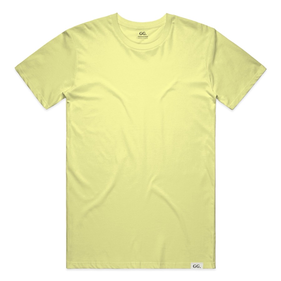 The Tee in Lemon, front