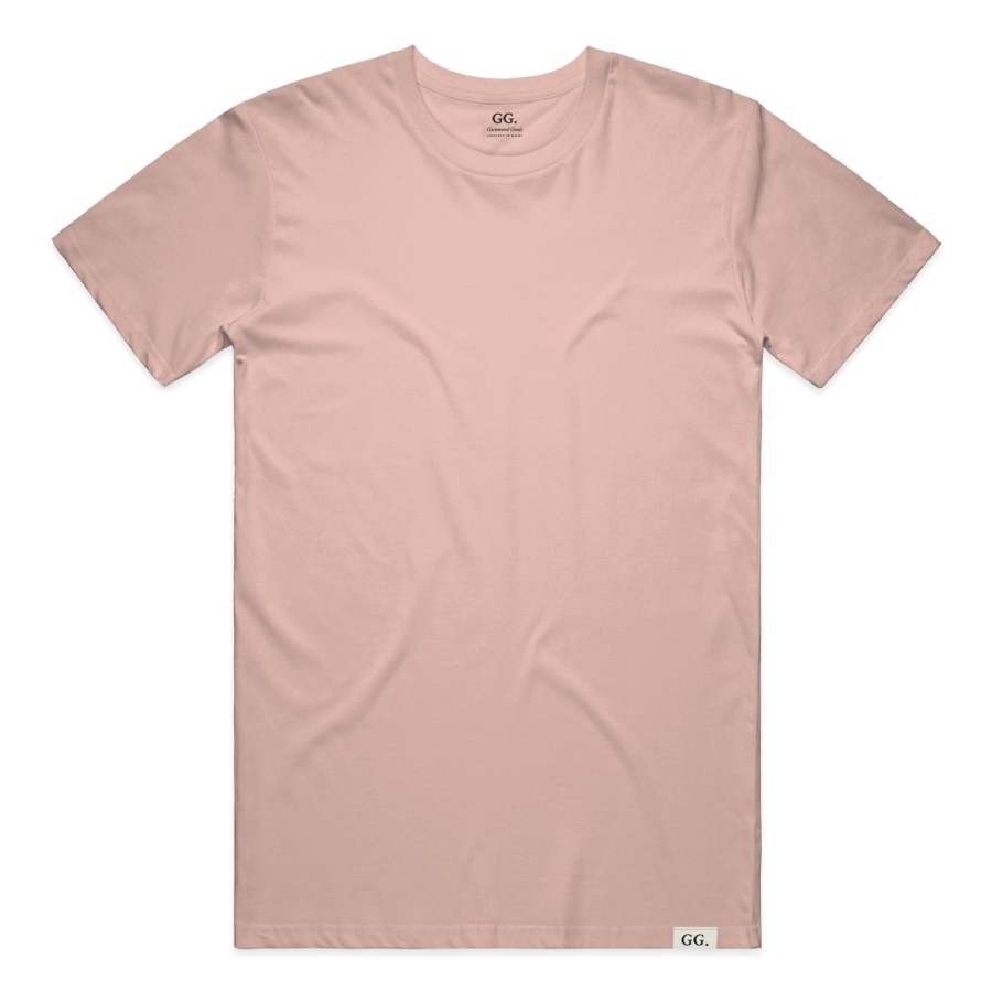 The Tee in Pale Pink, front