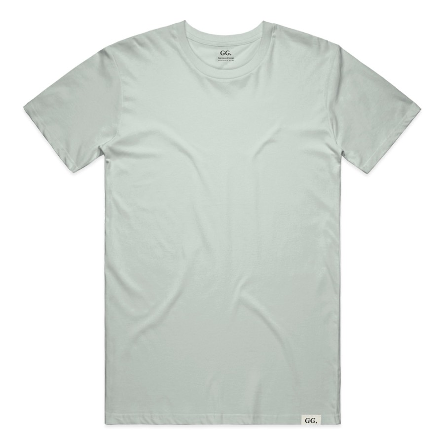 The Tee in Seafoam, front