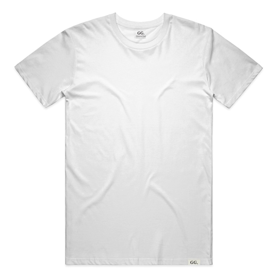 The Tee in White, front