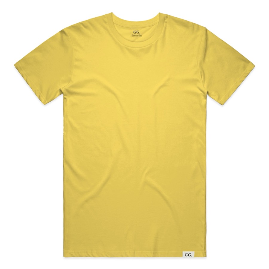 The Tee in Yellow, front